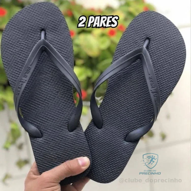 Kit 2 Chinelos Antiderrapantes Polo Wear Sortido Mercado Livre