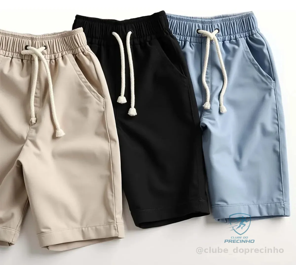 Kit 3 Shorts Masculino Linho Mercado Livre