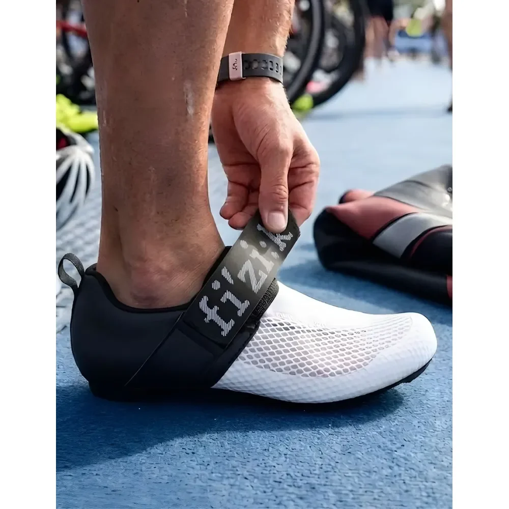 Sapatilha Fizik Para Bike Speed Triatlo Transiro Hydra R5 Branco/preto 