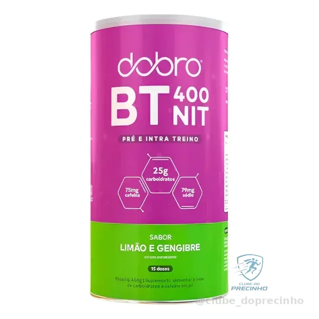 Bt 400 Nitrato Com Cafeína Lata 450g - Dobro