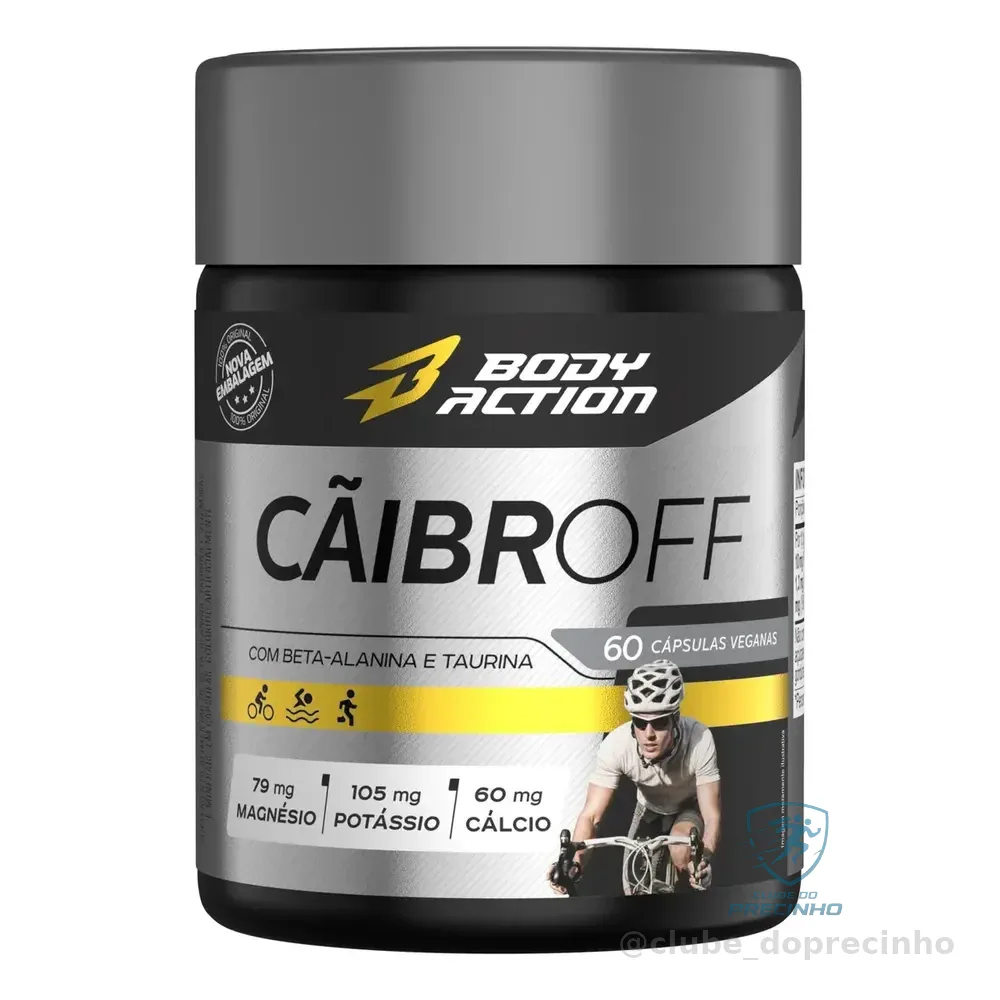 Cãibroff Anti Cãimbras 30 Dias Bodyaction Sabor Sem Sabor