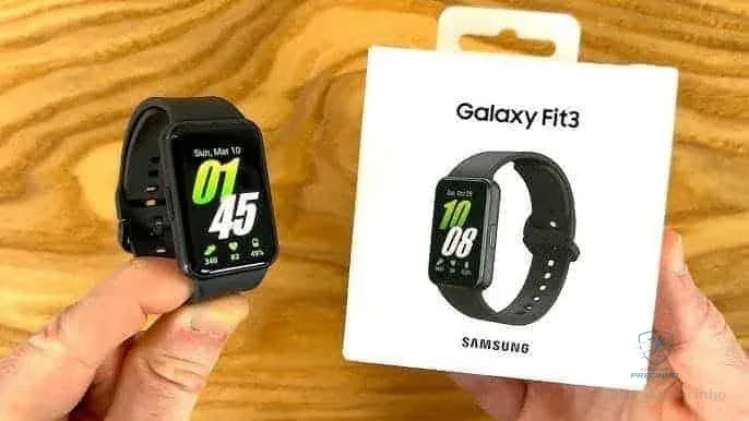 Smartwatch Samsung Galaxy Fit3 Display 1.6 Grafite Liso Grafit