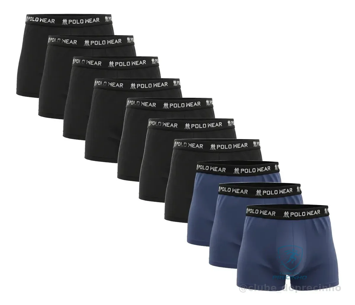 Kit 10 Cuecas Boxer Algodão Polo Wear Masculina Original Mercado Livre