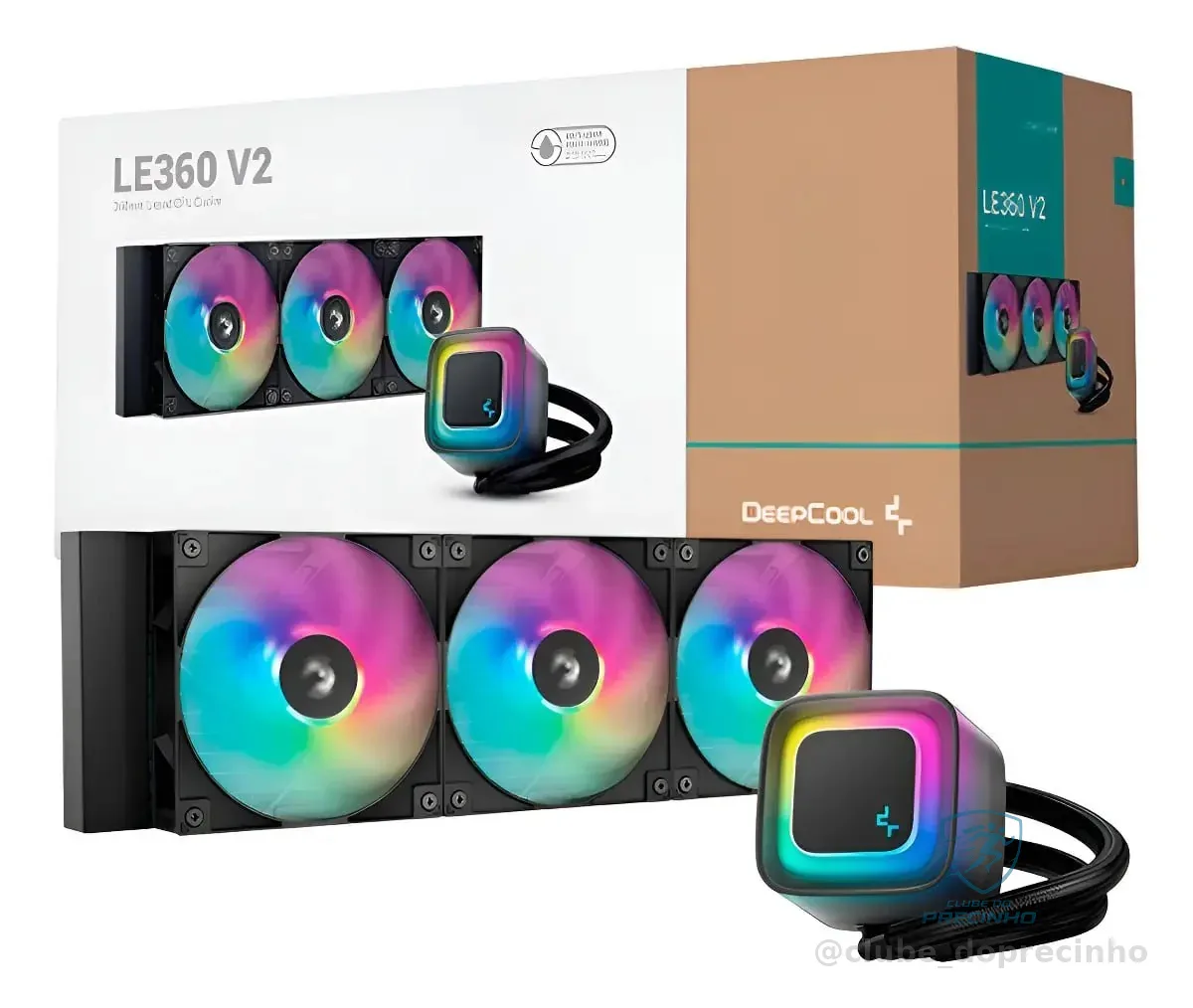 Watercooler Deepcool LE360 V2 ARGB 360mm Preto Mercado Livre