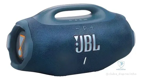 Caixa De Som Bluetooth Jbl Boombox 4 Azul Azul Azul