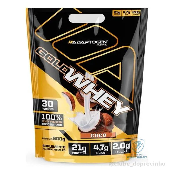 Gold Whey Coco 900g Adaptogen Mercado Livre