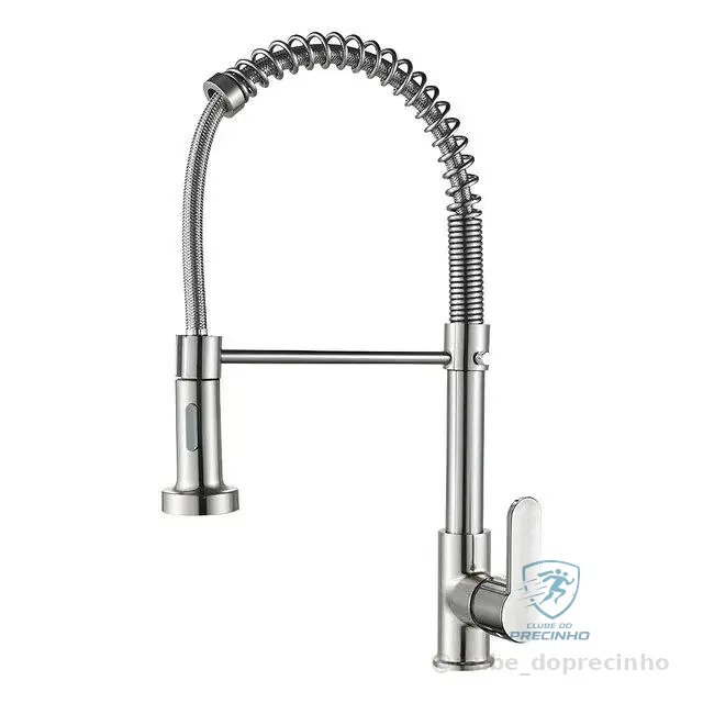 Torneira Cozinha Bancada Monocomando Flexível De Pia Gourmet