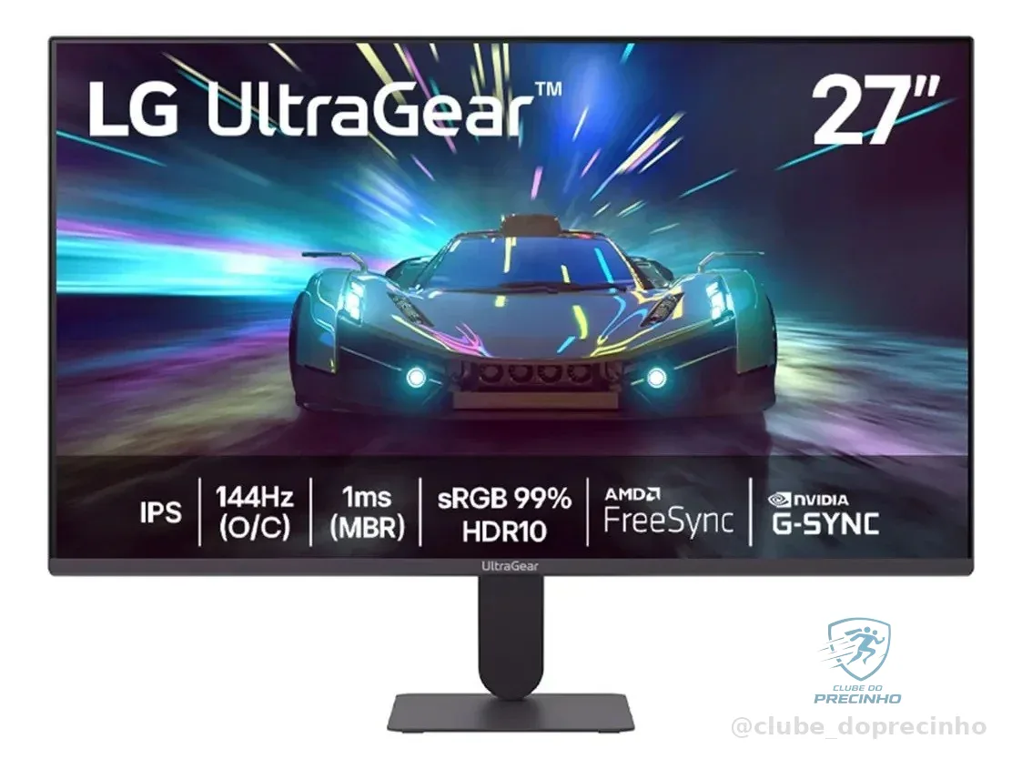Monitor LG UltraGear 27G411A-B 27" FHD 144Hz Mercado Livre