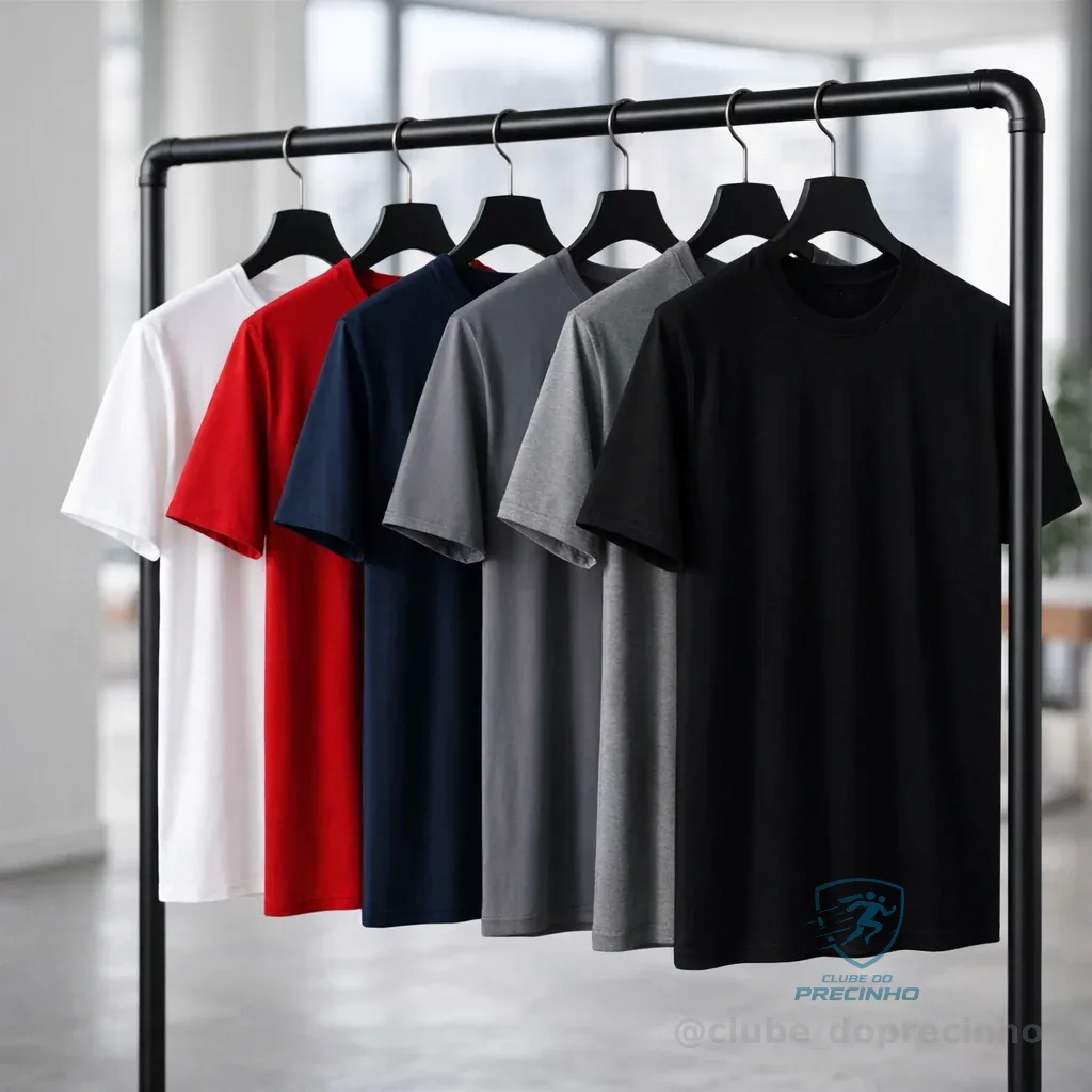 Kit 5 Camisetas Básicas Masculina Dry Fit Lisa Tradicional Mercado Livre