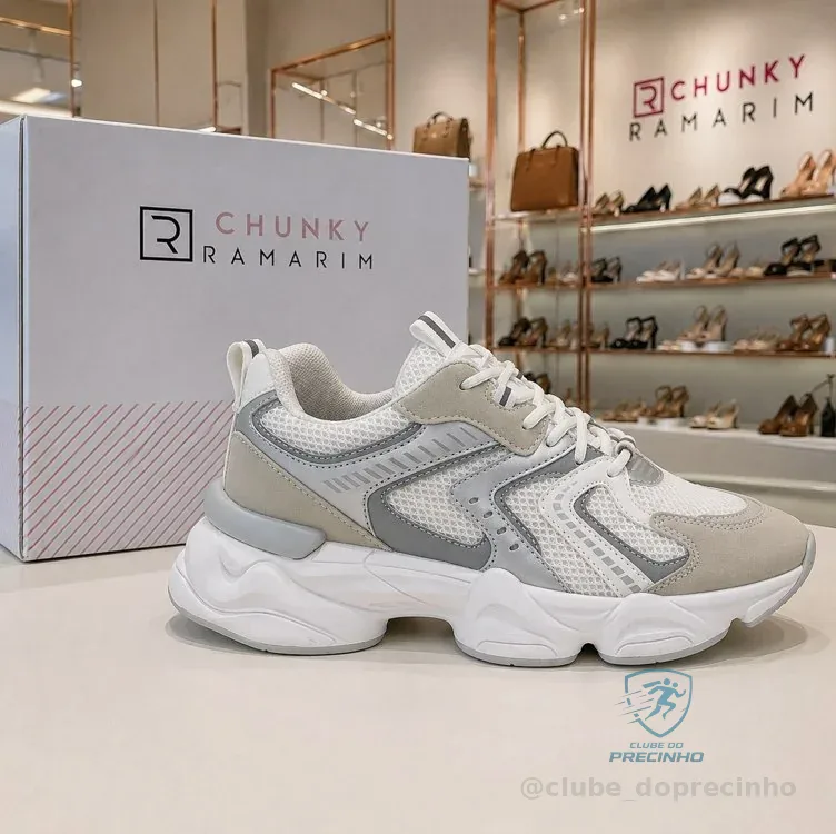 Tenis Feminino Chunky Ramarim Casual Conforto Original Mercado Livre