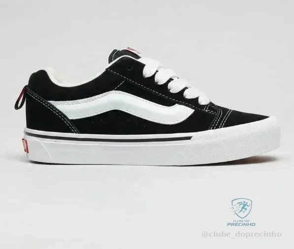 Tênis Vans Knu Skool Black White Mercado Livre