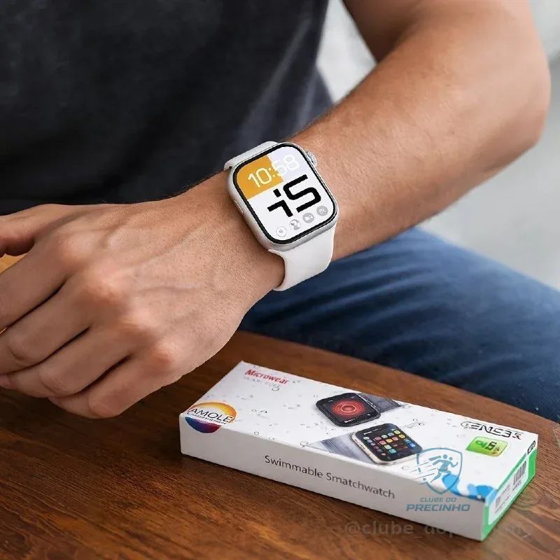 Smartwatch W11 Pro Series 11 AMOLED Rosa Mercado Livre