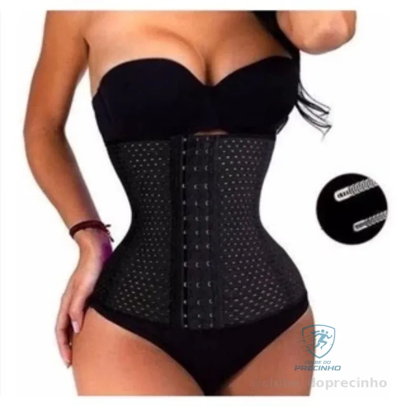 Cinta Abdominal Feminina Modeladora 4 Barbatanas Ajustável Shopee