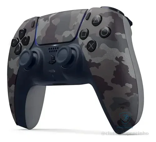 Controle Sem Fio Dualsense Playstation 5 - Gray Camufado Gray Camuflado