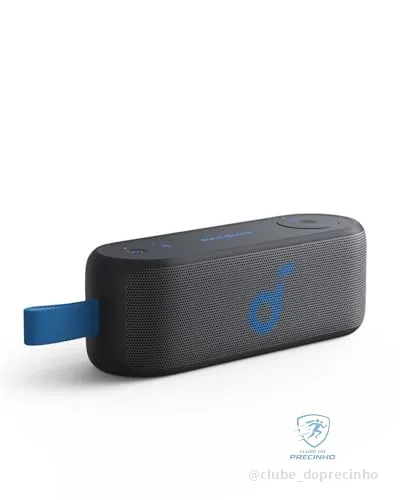 Anker soundcore Caixa de Som Bluetooth Select 3 para Exterior, 16W Estéreo com BassUp, Até 20h de Reprodução, IPX7 à Prova d’Água, Design Portátil