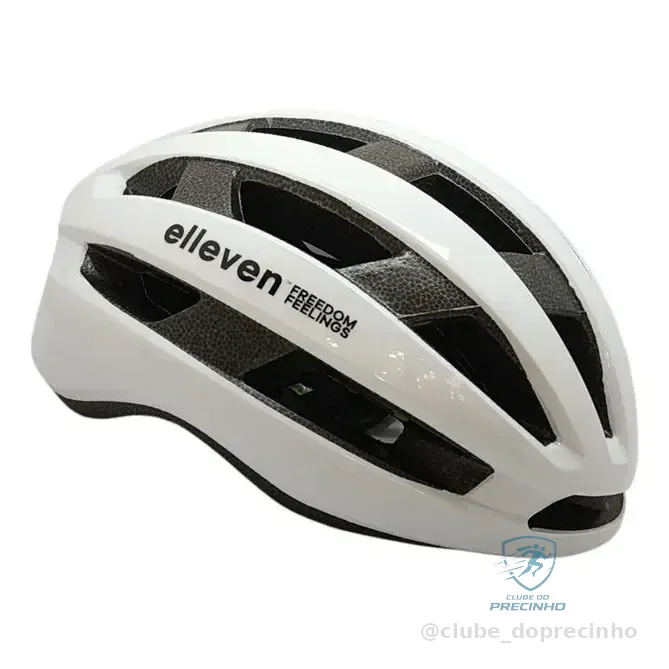 Capacete Elleven Bike Speed Mtb Inmold Branco Tamanho 53-57 Cm