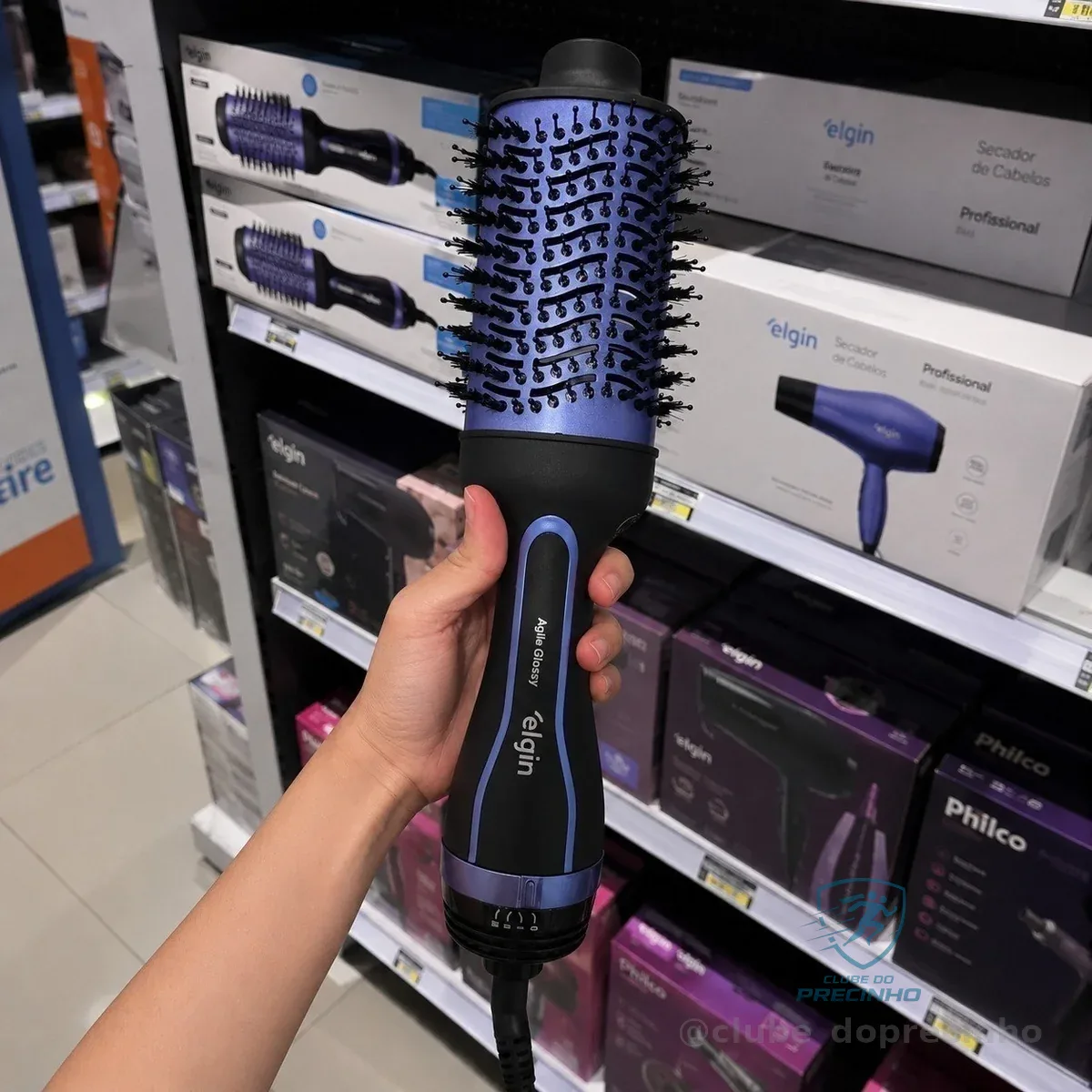 Escova Secadora Agile Glossy Elgin 1300w Bilvolt