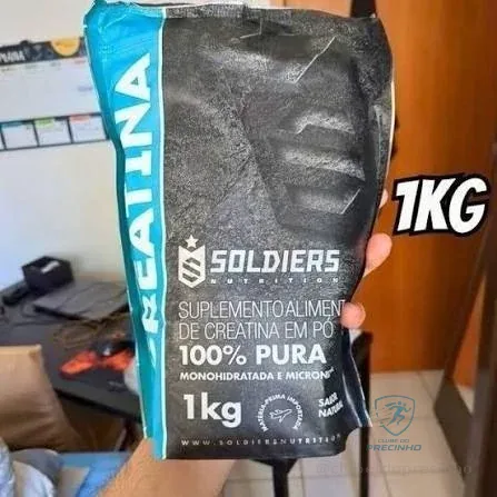 Creatina Monohidratada 1kg Soldiers Nutrition Mercado Livre