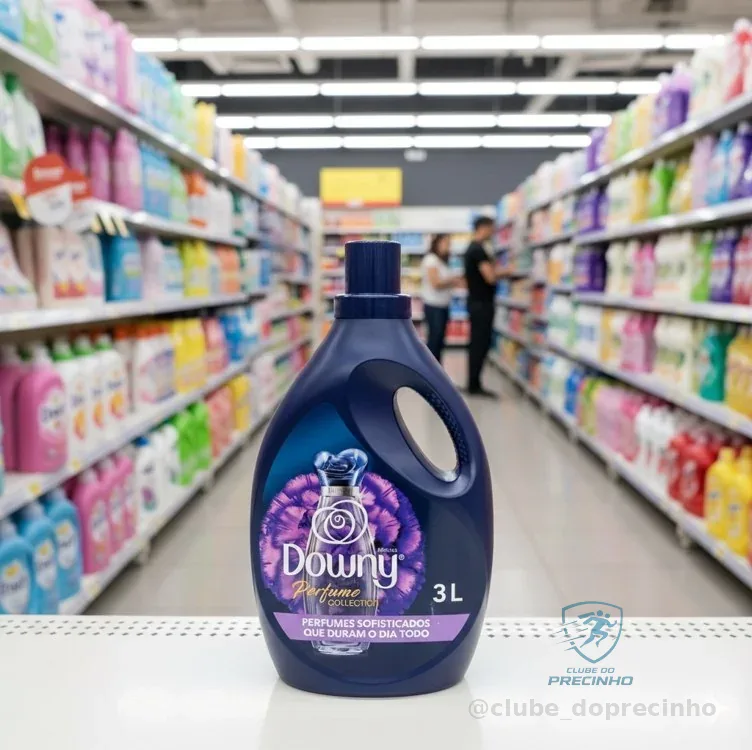 Downy Amaciante Concentrado Brisa Intenso 3L, Rende 12L, Perfume Intenso com Notas de Rosas e Frutas Vermelhas