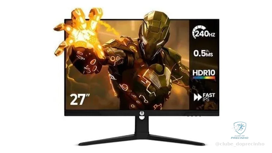 Monitor Gamer Haiz 27” LM27GM IPS Full HD 240Hz 0.5ms HDR10 HDMI DisplayPort