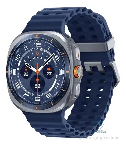 Samsung Galaxy Watch Ultra 2025 Smartwatch 47mm Lte, Galaxy Ai, Titânio Aeroespacial Titânio Azul