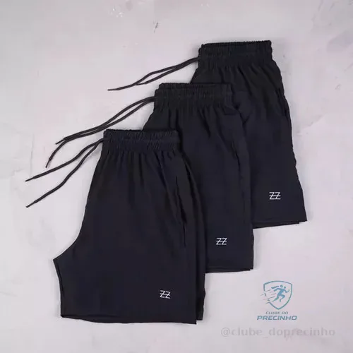 Kit 3 Bermudas Masculinas Academia Treino Praia Verão Fit