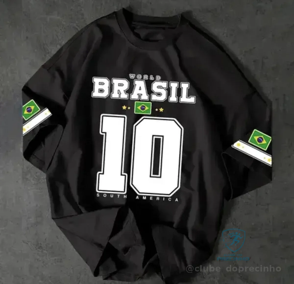 Camiseta Plus Size Algodão Unissex World Brasil South America Mercado Livre