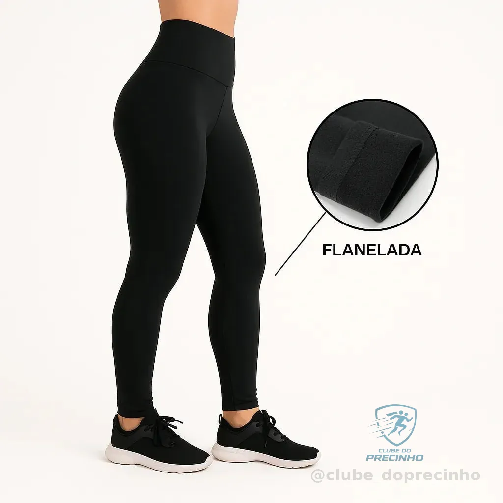 Calça Feminina Térmica Forrada Legging Aveludada Mercado Livre