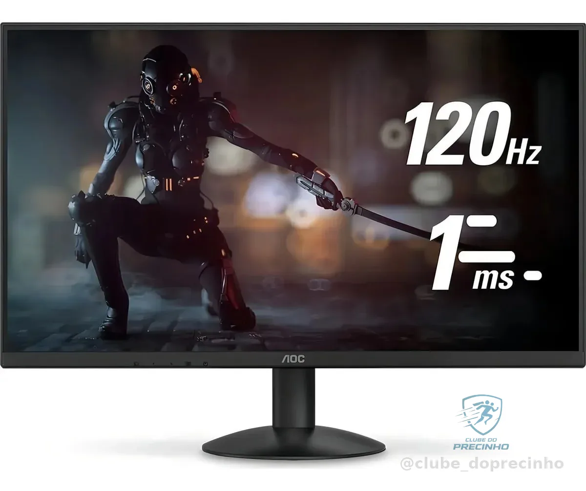 Monitor AOC Gamer 27" 27B30H3/57 Full HD IPS 120Hz 1ms Preto Mercado Livre