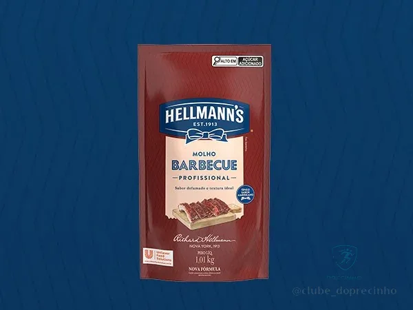 Hellmann'S Profissional Molho Barbecue Sabor Defumado 1,01Kg