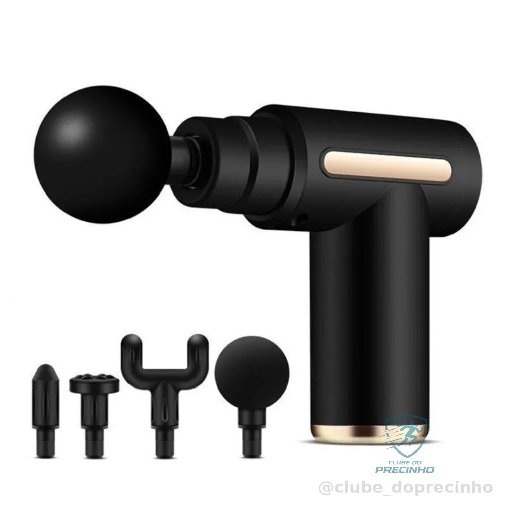Massageador Pistol Elétrico Alta Frequência Profissional Muscular Relaxamento Portátil Shopee