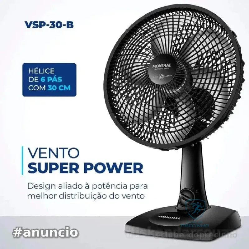 Ventilador Mondial 30cm Vsp 30 B 60hz