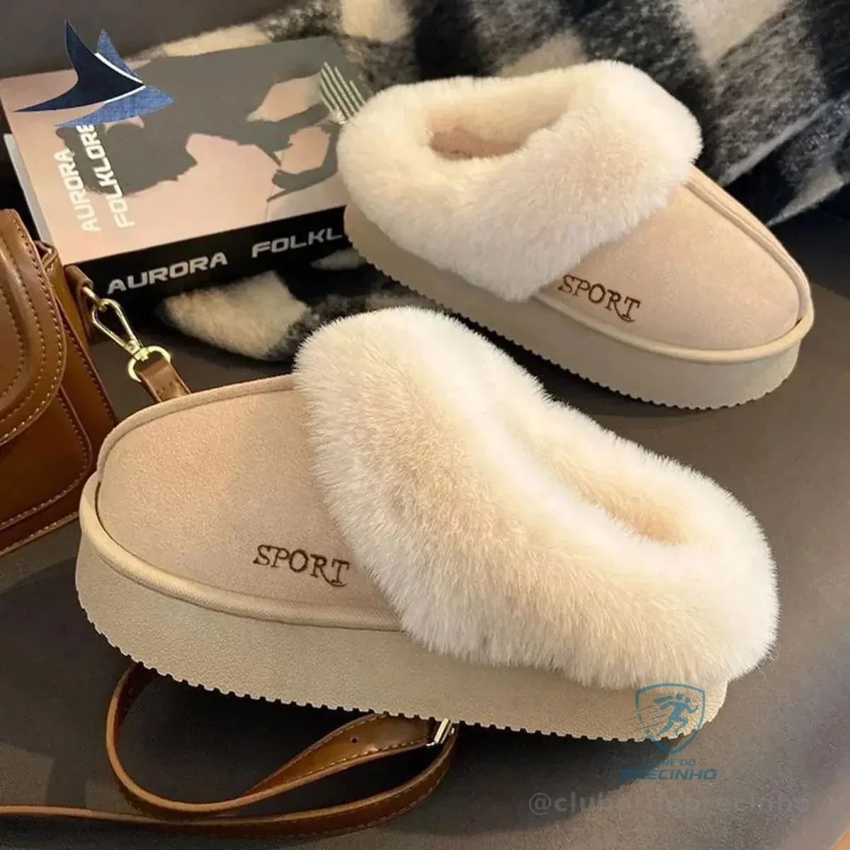 Pantufa Adultol Peluciada Térmica Mercado Livre