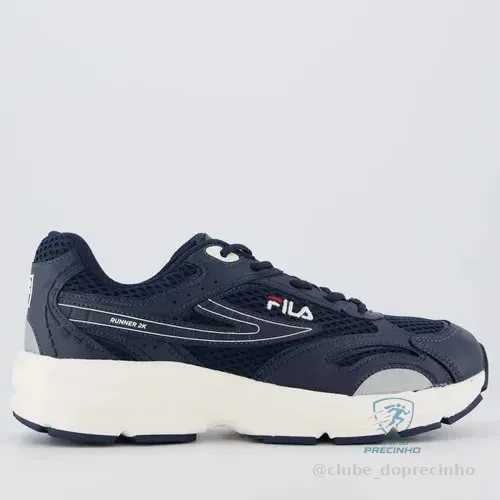 Tênis Fila Runner 2k Marinho Azul-marinho - 41 Br