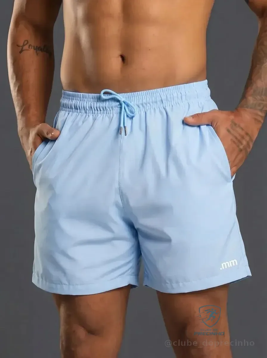 Bermuda Mauricinho Tactel Verão Short Praia Masculino Mercado Livre