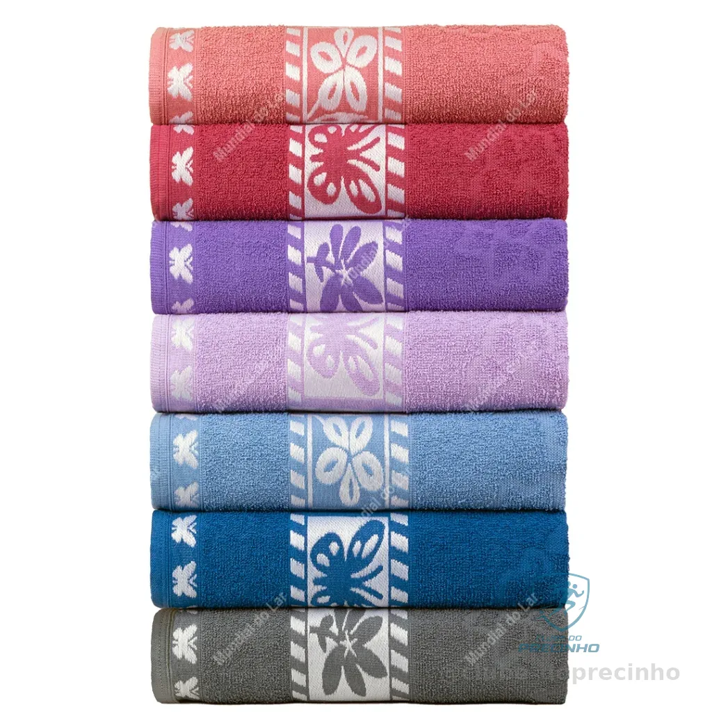 Kit 4pçs Toalhas de Banho 140x70cm 100% Algodão Premium Coleção Difiori Shopee