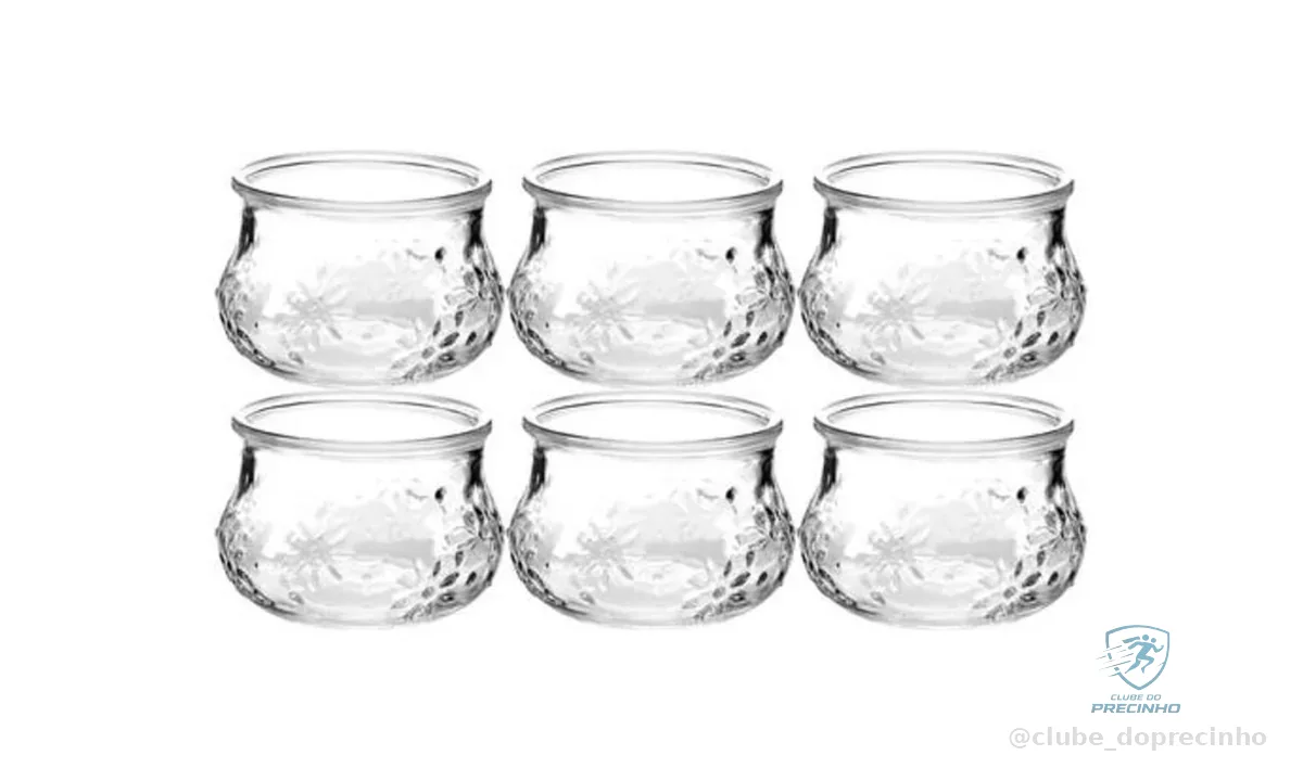 ️ Conjunto de Tigelas de Vidro 6 peças Nadir Nature