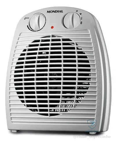 Aquecedor A Ar, Mondial 1500w A-08 Cinza 220v