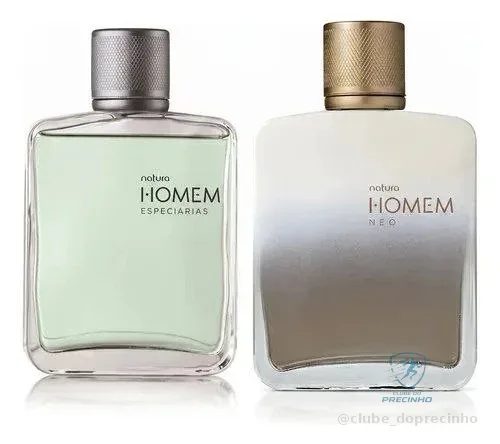 Kit Natura Homem: Deo Colônia Especiarias 100ml + Deo Colônia Neo 100ml