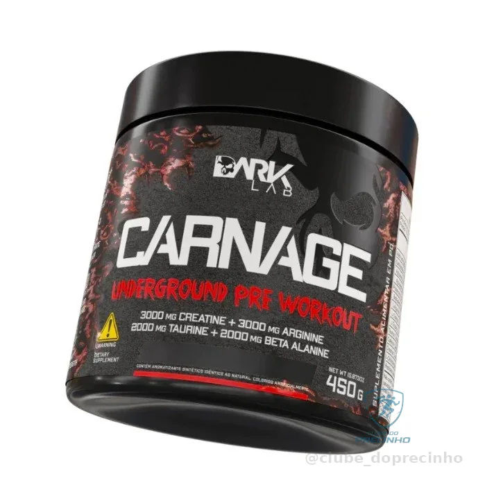 Pré-Treino Carnage Underground Pre Workout 450g Dark Lab