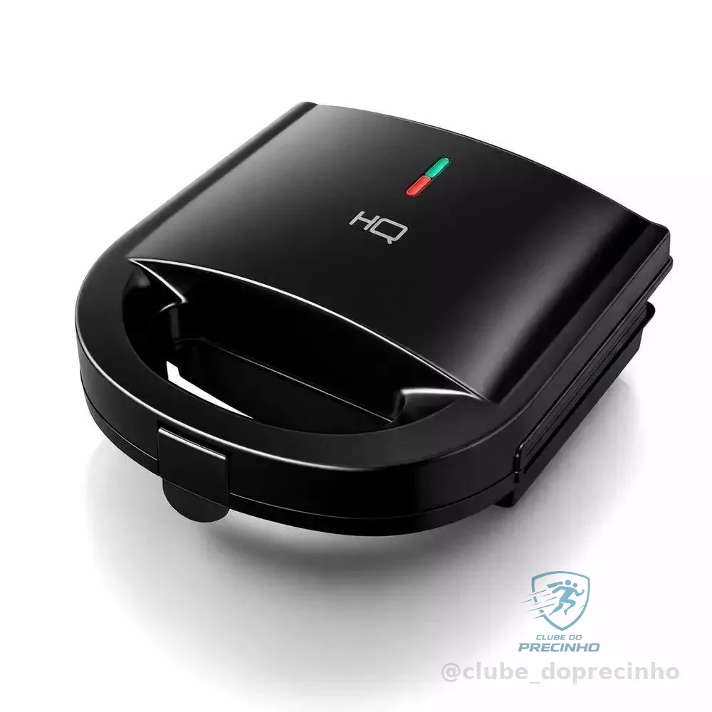 Sanduicheira e Grill HQ 750W Antiaderente Preto HQ-SG004