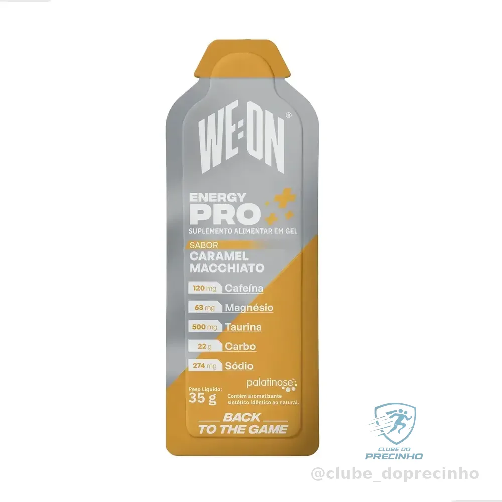 Gel Energia We:on Energy Pro Café Caramel Macchiato 10 Sachês