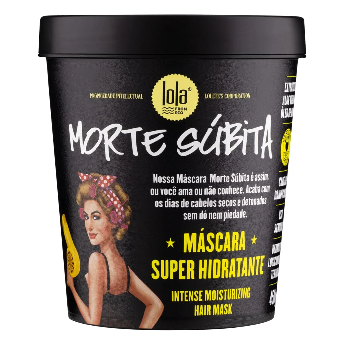 Morte Súbita Máscara Super Hidratante 450g , Lola Cosmetics