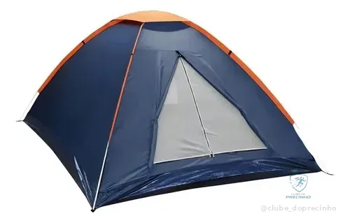 Nautika Barraca De Camping Panda Iglu Para 2 Pessoas Com Coluna D'água De 600mm Cor Azul