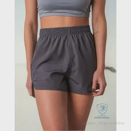 Shorts Feminino Tactel Academia Bermuda Treino Fitness Praia Mercado Livre