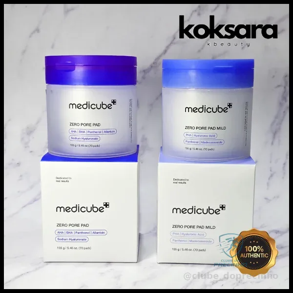 MEDICUBE zero pore pad 2.0,zero pore pad mild 3types(original pad/refill) Shopee