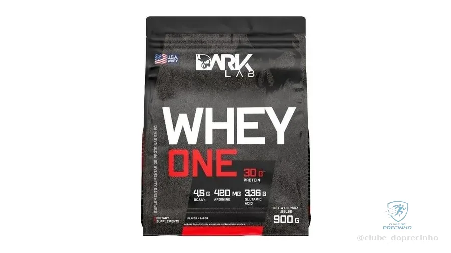 Whey Protein One Refil 900g Dark Lab - Proteina com BCAA, Glutamina, Arginina