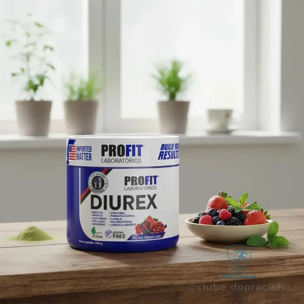Diurex Chá Diurético Termogênico Detox 200g Profit Sabor Frutas Vermelhas Mercado Livre