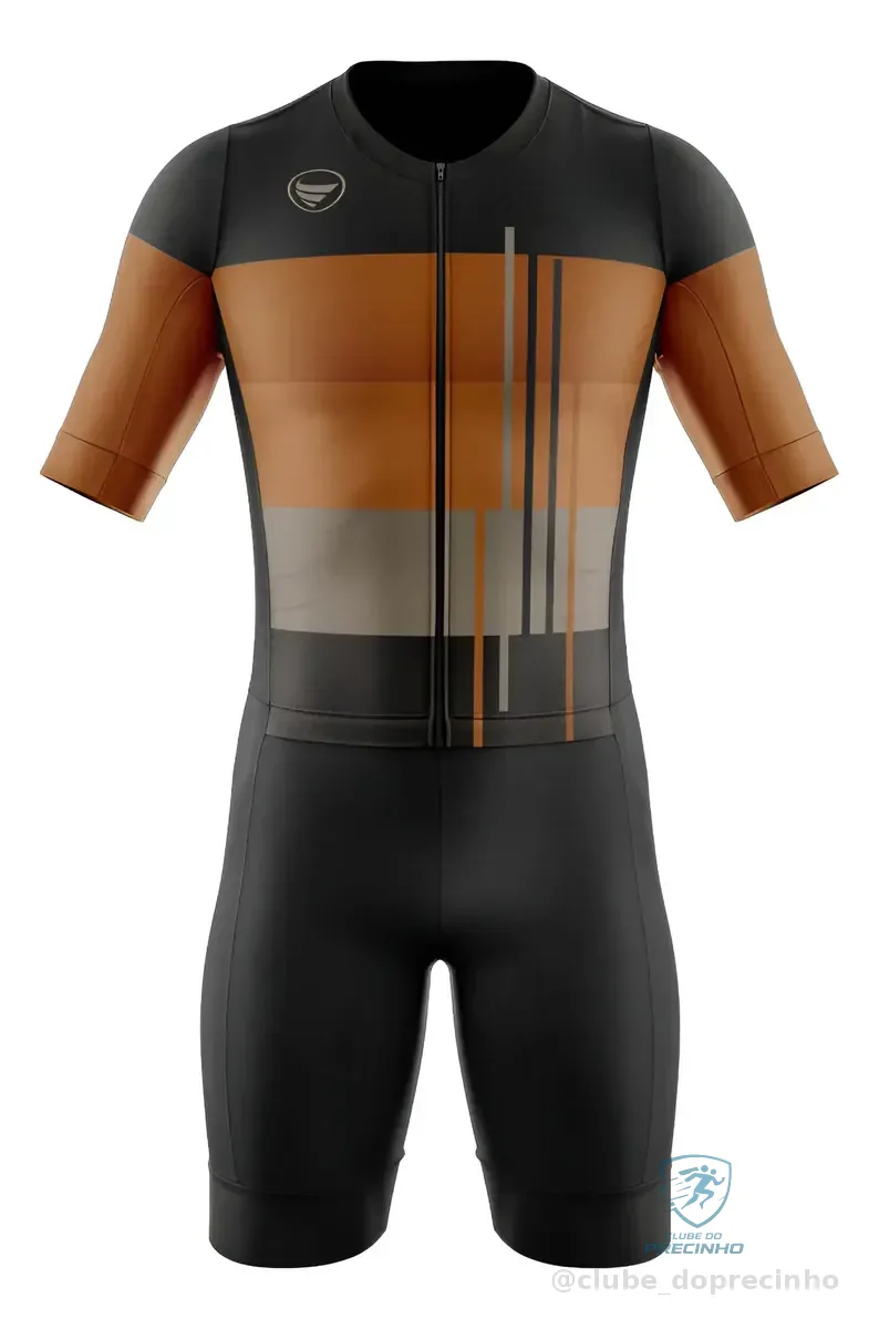 Macaquinho Triathlon Bike Corrida Unissex Reative Vezzo - P ao 3G