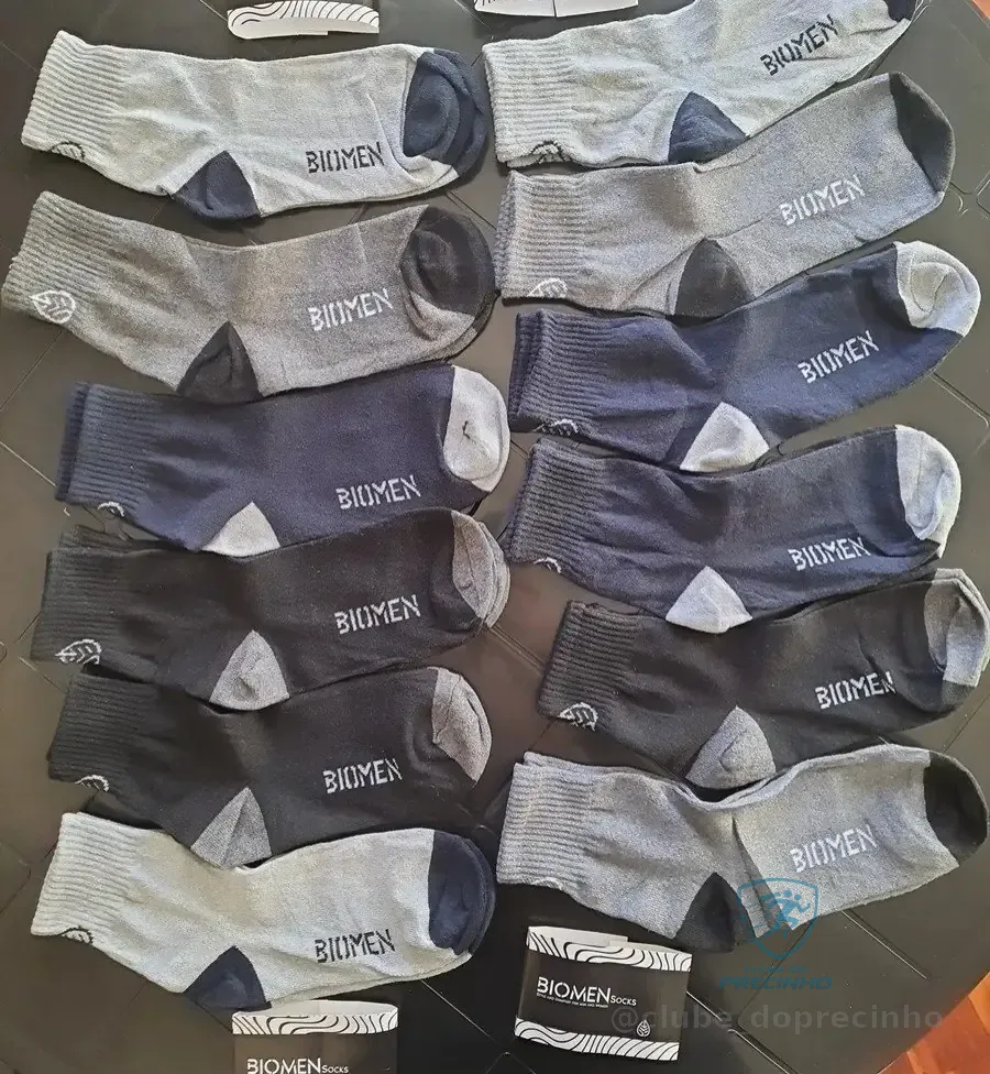 Kit 12 Pares Meia Masculina Cano Longo Conforto Mercado Livre